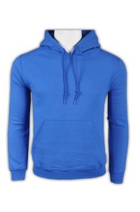 SKZ009 color blue 51C men's hooded sweater 88500 supply order tide version sports sweater personality casual sweater sweater manufacturer sweater price 45 degree